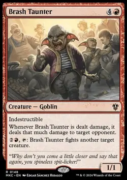 Brash Taunter - Non-Foil - MKC - 148 | MTG Card - Image 3