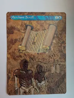 MTG Merchant Scroll Alter (Time Walk Art) - Image 1