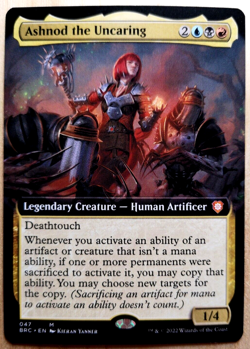 Ashnod, the Uncaring - Extended Art - Commander: The Brothers' War - NM - 047 - Image 1