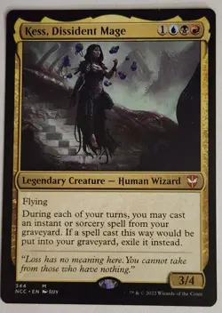 Kess, Dissident Mage MTG NCC 344 Mythic NM Grixis Spellslinger Flashback - Image 1