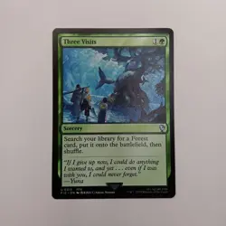 Three Visits MTG Uncommon Magic: The Gathering Final Fantasy Commander 10 FFX - Image 1