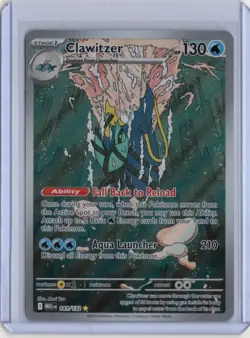 Clawitzer Illustration Rare Pokemon TCG Mega Evolutions 141/132 - Image 1