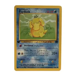 Psyduck 65/82 Vintage Pokemon 1999-2000 Team Rocket 1st Edition - NM - Image 1