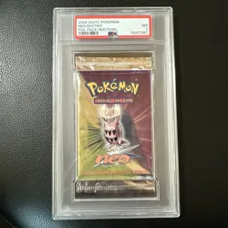Pokemon Neo Destiny Booster Pack - Noctowl - English - Factory Sealed PSA 7 - Image 1