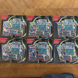 Lot of 6 - Pokemon ME Phantasmal Flames 3 Pack Booster Blister Pack - Sealed - Image 1