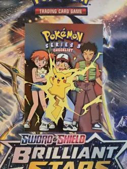 Pokemon 2000 Topps TV Animation Series 3 Checklist Silver Foil - LP - Image 1
