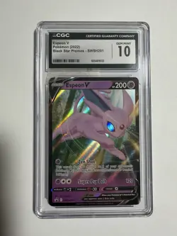 Espeon V Pokemon 2022 Black Star Promos - Image 1