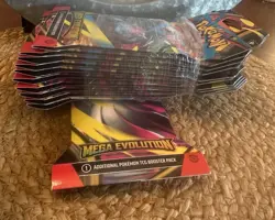 10 Pokemon TCG Mega Evolution Sleeved Blister Pack Sealed New Booster Pack - Image 2