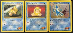 Pokemon TCG Gym Challenge Misty's Golduck 12/132 Holo Psyduck 54/132 90/132 - Image 1