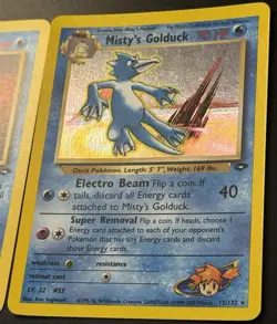 Pokemon TCG Gym Challenge Misty's Golduck 12/132 Holo Psyduck 54/132 90/132 - Image 4