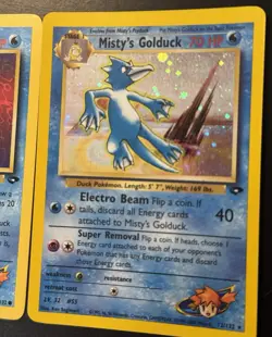 Pokemon TCG Gym Challenge Misty's Golduck 12/132 Holo Psyduck 54/132 90/132 - Image 5