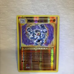 2016 Pokemon XY Evolutions 59 Machamp Reverse Foil - Image 2