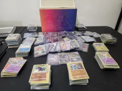 Pokemon Mixed Card Lot (1K Cards) With Charizard UPC Box W/ Mat - Image 1
