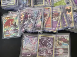 Pokemon Mixed Card Lot (1K Cards) With Charizard UPC Box W/ Mat - Image 5