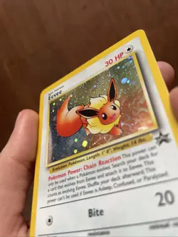 Eevee 11 Pokemon TCG Black Star Promo Holo NM Vintage 2000 Card - Image 4