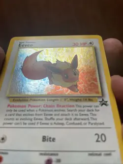 Eevee 11 Pokemon TCG Black Star Promo Holo NM Vintage 2000 Card - Image 5