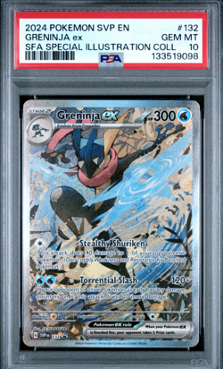 Greninja ex 132 Sv: Scarlet & Violet Promo Cards Holo PSA 10 Gem Mint - Image 1