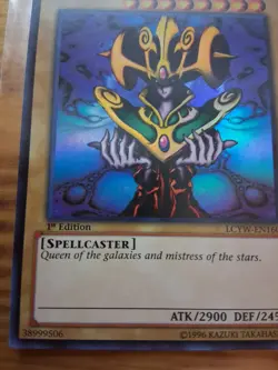 Cosmo Queen LCYW-EN160 1st Edition Rare Yu-Gi-Oh Card Spellcaster DARK LP - Image 3