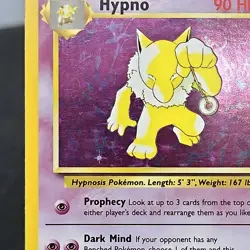 Hypno 8/62 Fossil Holo Rare Pokemon Card WOTC 1999 Vintage TCG Lightly Played - Image 2