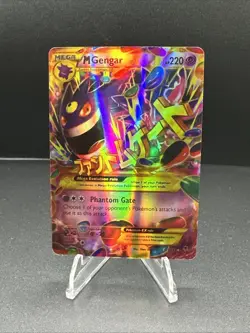 Pokemon TCG M Gengar EX Holo Card 35/119 XY-Phantom Forces (Fake) - Image 1