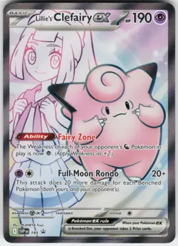 Lillie's Clefairy ex 195 SV: Scarlet & Violet Promo Cards Promo - Image 1