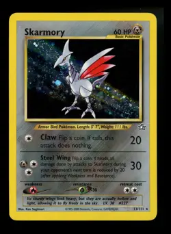 #2 Skarmory 13/111 Neo Genesis 2000 Holo Rare WOTC Pokemon Card TCG - Image 1