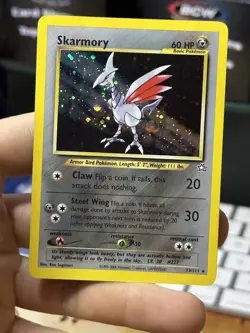 #2 Skarmory 13/111 Neo Genesis 2000 Holo Rare WOTC Pokemon Card TCG - Image 3