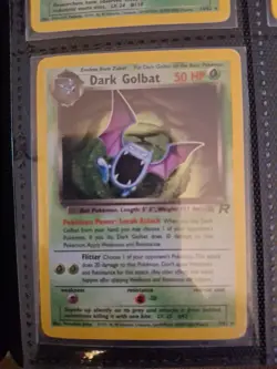 Pokemon Dark Golbat TCG Holo Card 7/82 - Image 1
