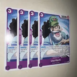 One Piece TCG ST18-001 Uso-Hachi X4 Playset Card Game CCG English - Image 2