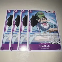 One Piece TCG ST18-001 Uso-Hachi X4 Playset Card Game CCG English - Image 4