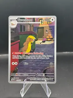 Pokemon TCG Gumshoos 153/132 Meg en Mega Evolution Illustration Rare Card - Image 1