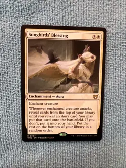 Songbirds' Blessing Commander: Wilds of Eldraine Regular NM #0007 - Image 1