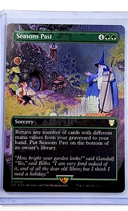 2023 MTG Magic The Gathering LOTR Lord of the Rings Foil #529 Seasons Past - Image 1