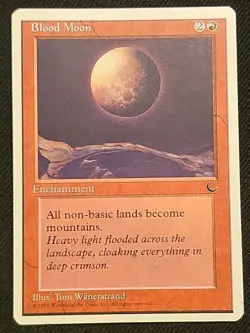 🔥🔥 Blood Moon 🔥🔥 MTG Chronicles NM/LP 🌟RARE🌟 Magic the Gathering - Image 1