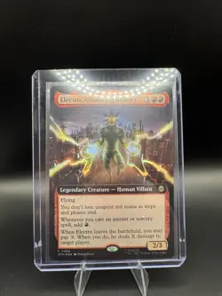 Electro, Assaulting Battery Extended Art 0260 MTG SPM Rare NP Foil - Image 1