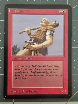 MTG ⭐ Beta Edition ⭐ Hill Giant ⭐ Vintage Legacy ⭐ NM - Image 1