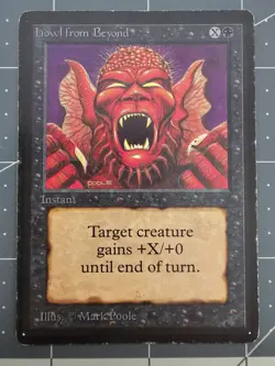 MTG ⭐ Beta Edition ⭐ Howl From Beyond ⭐ Vintage Legacy ⭐ - Image 1