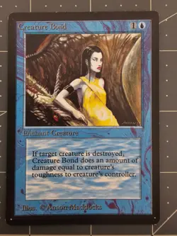 MTG ⭐ Beta Edition ⭐ Creature Bond ⭐ Vintage Legacy - Image 1