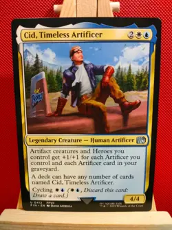 Cid, Timeless Artificer 0412 - Final Fantasy - Uncommon - NM (see pics) MTG - Image 1