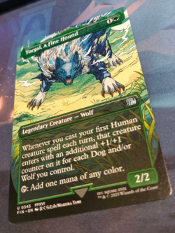 Torgal, A Fine Hound (Borderless) - Final Fantasy - NM (see pics) MTG - Image 3
