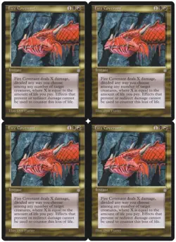 MTG Fire Covenant x4 Ice Age Uncommon NM Playset - Image 1