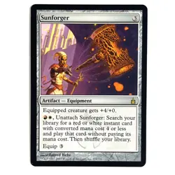 Sunforger LP Ravnica: City of Guilds Rare MTG See Photos Magic the Gathering - Image 1