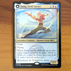 Aang, Swift Savior - Prerelease Foil Promo - Avatar TLA MTG - Image 1
