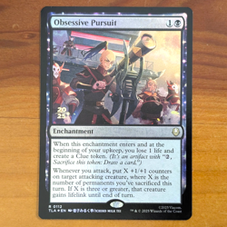 Obsessive Pursuit - Prerelease Foil Promo - Avatar TLA MTG - Image 1