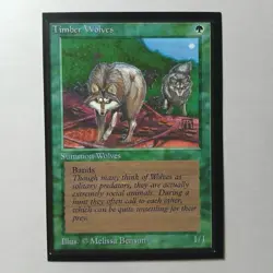 Timber Wolves x (1) MTG - Collectors' Edition (CE) - EX/NM - Image 1