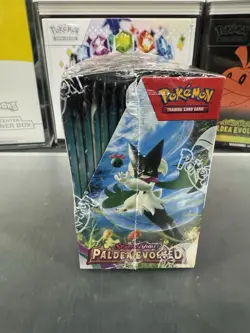 Pokemon - Paldea Evolved - Booster Box Sealed NEW 36 Sealed Packs w/ Protector - Image 2