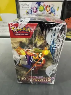 Pokemon - Paldea Evolved - Booster Box Sealed NEW 36 Sealed Packs w/ Protector - Image 4