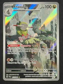 2024 POKEMON SFA EN-SHROUDED FABLE ILLUSTRATION RARE 077/064 FRAXURE NM - Image 1