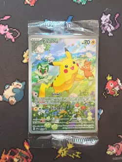 Pokemon Pikachu #088 Scarlet & Violet Black Star Promo (SEALED) - Image 1