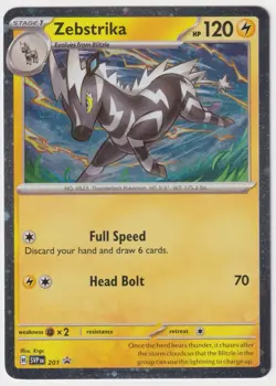 Zebstrika SVP201 Black Star Promo Holo Destined Rivals NM - Pokemon TCG - Image 1